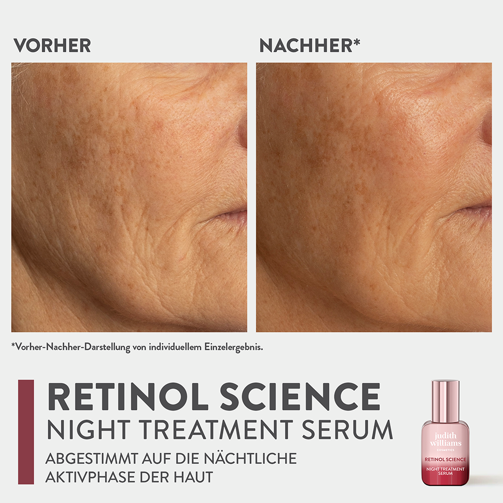 Bild: Judith Williams Cosmetics Nachtserum Retinol Science Hautverfeinerung 