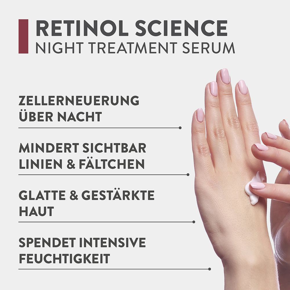 Bild: Judith Williams Cosmetics Nachtserum Retinol Science Hautverfeinerung 