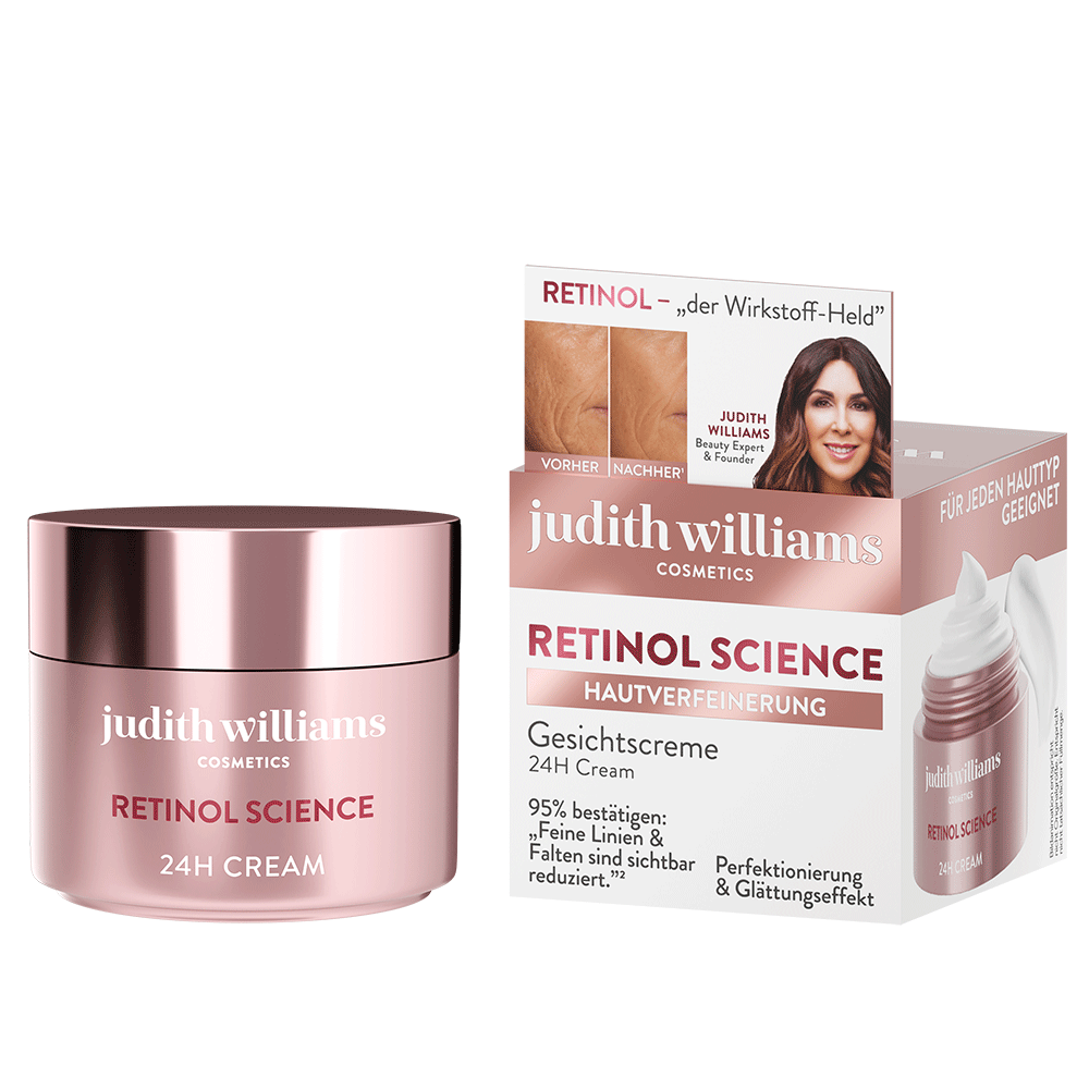 Bild: Judith Williams Cosmetics Gesichtscreme Retinol Science Hautverfeinerung 