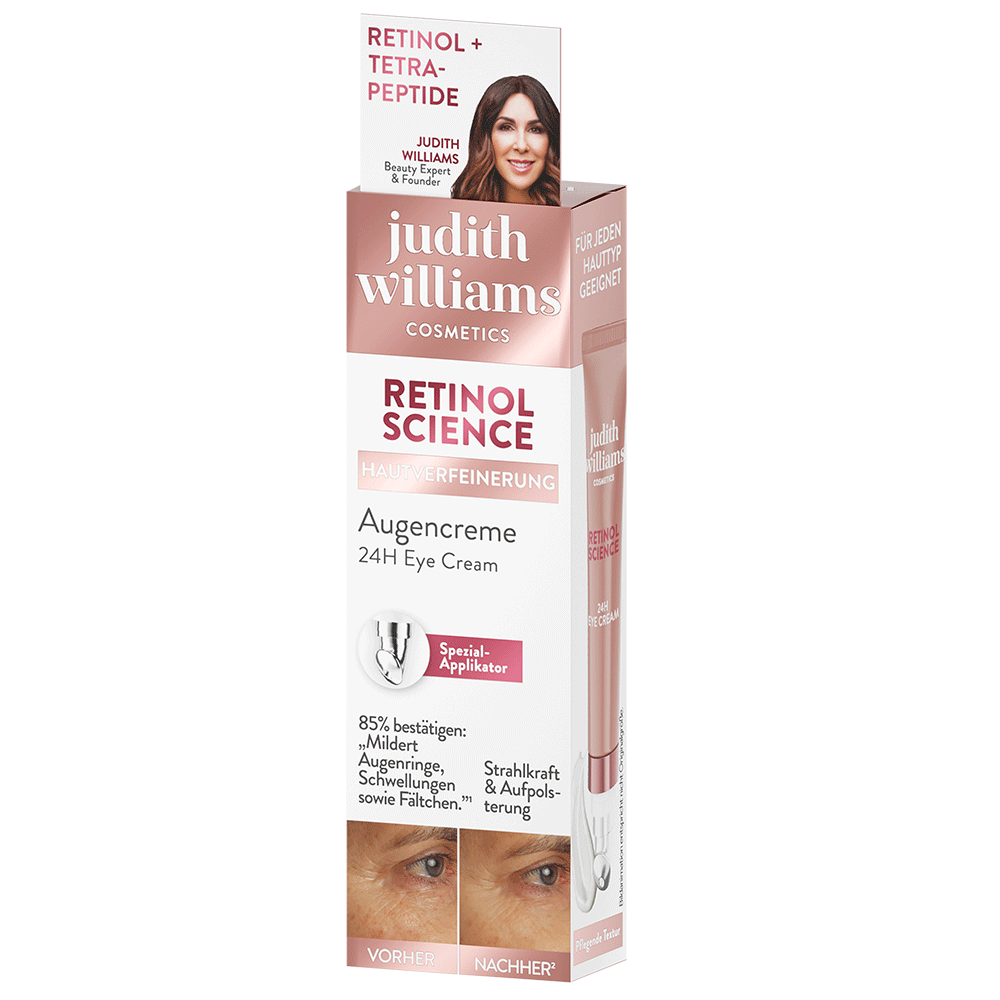 Bild: Judith Williams Cosmetics Augencreme Retinol Sience Hautverfeinerung 