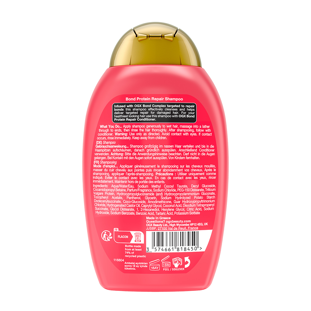Bild: OGX Shampoo Bond Protein Repair 