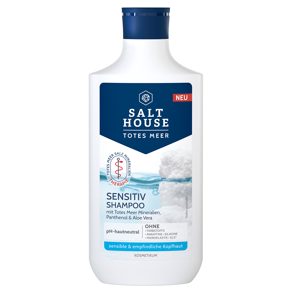 Bild: SALTHOUSE Shampoo Sensitiv Totes Meer 