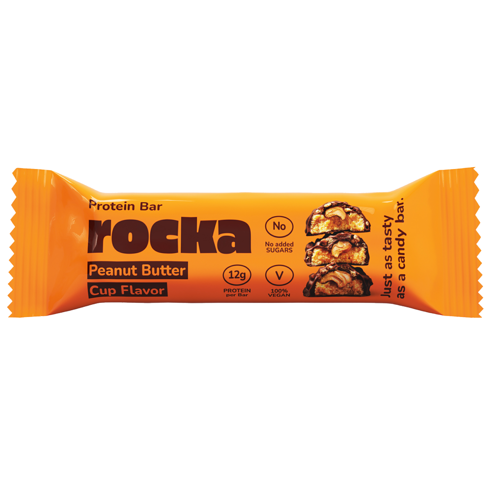 Bild: Rocka Protein Bar Peanut Butter Cup Flavor 