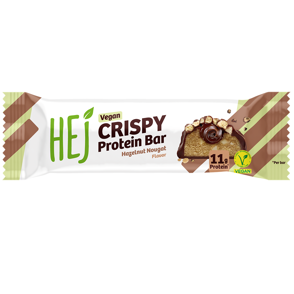 Bild: HEJ Crispy Protein Bar Hazelnut Nougat Flavor 