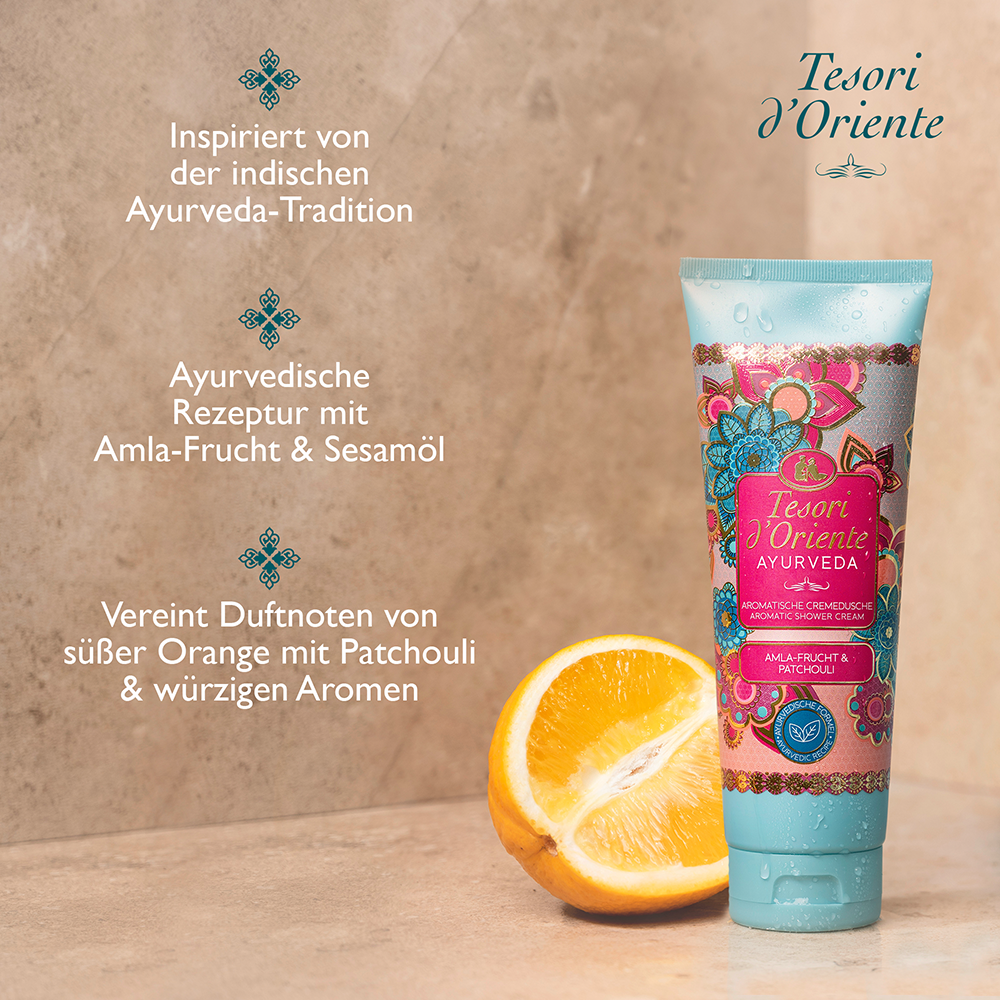 Bild: Tesori d'Oriente Cremedusche Ayurveda 