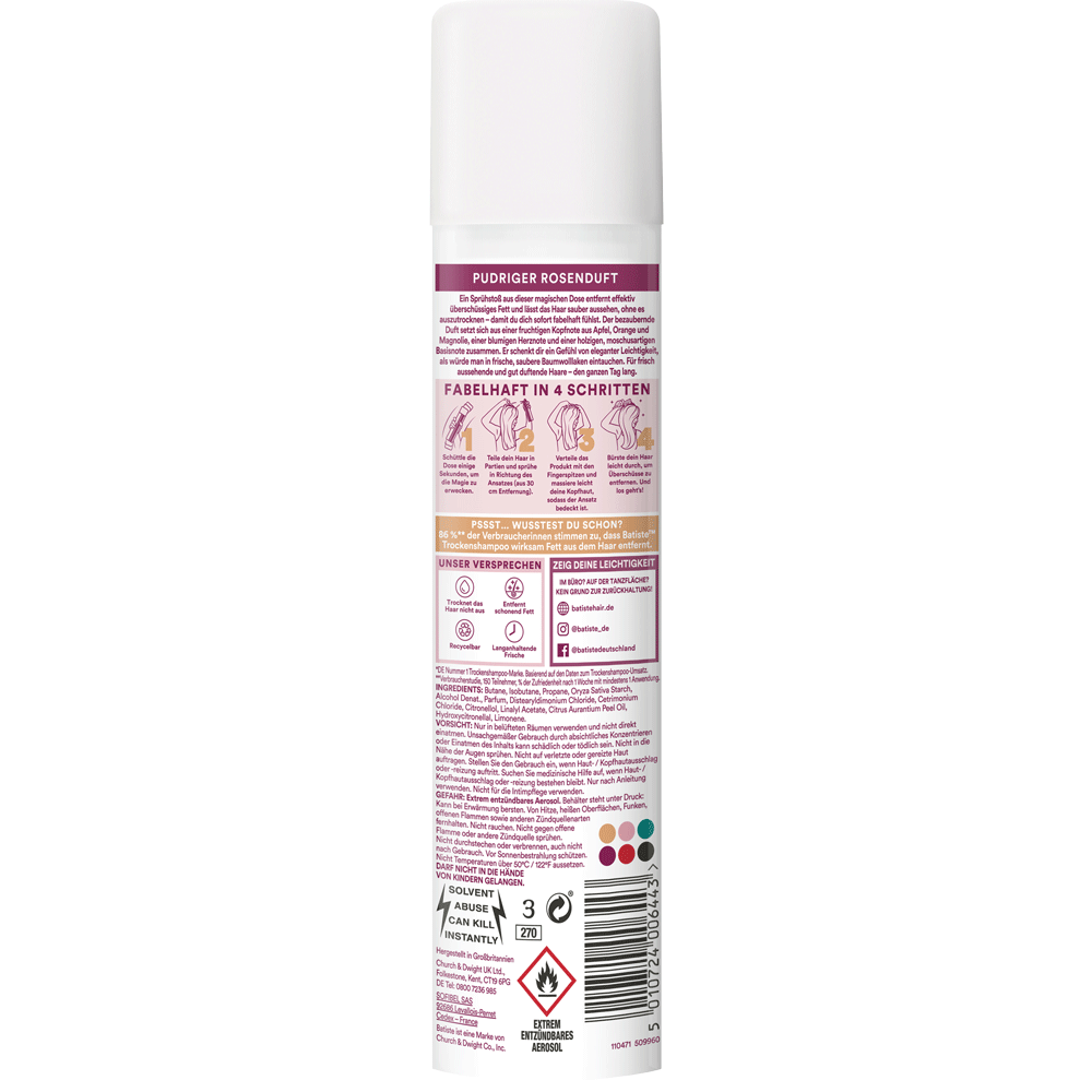 Bild: batiste Trockenshampoo Soft Cashmere 