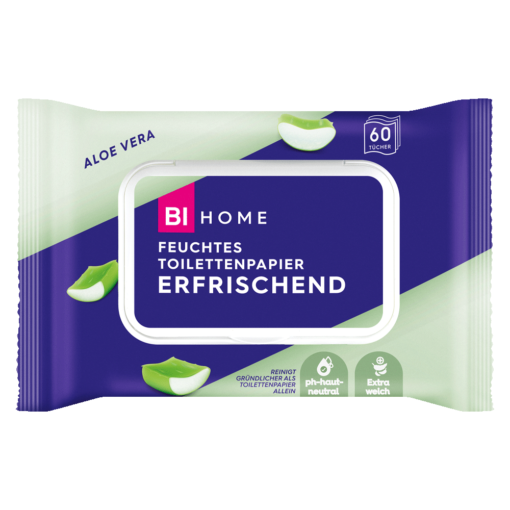 Bild: BI HOME Feuchtes Toilettenpapier Erfrischend