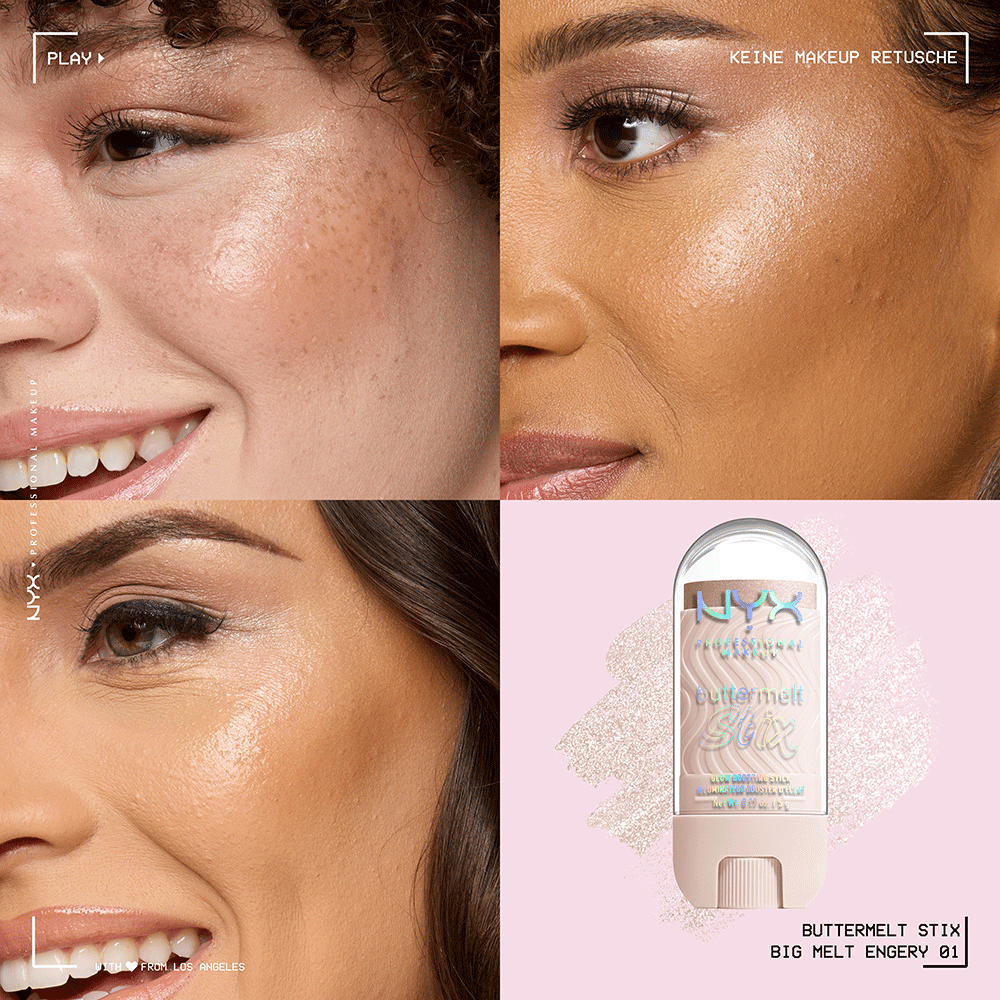 Bild: NYX Professional Make-up Buttermelt Stix Glow Boosting Highlighter Stick Big Melt Energy 1