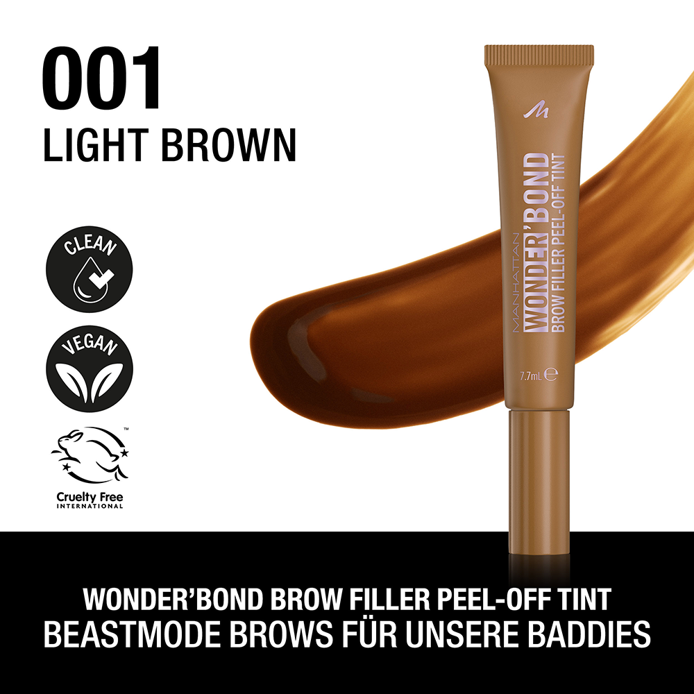 Bild: MANHATTAN Wonder Bond Brow Peel Off Tint Light Brown 001