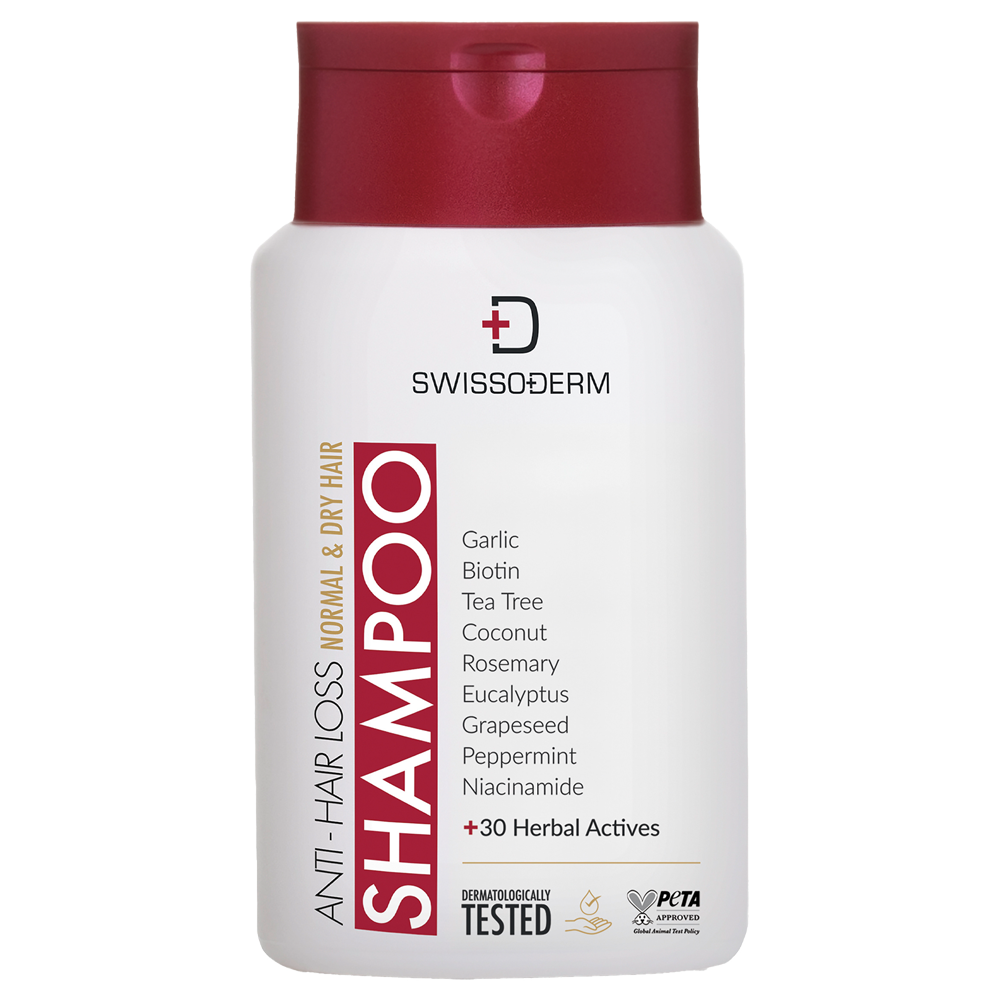 Bild: Swissoderm Anti Haarverlust Shampoo 