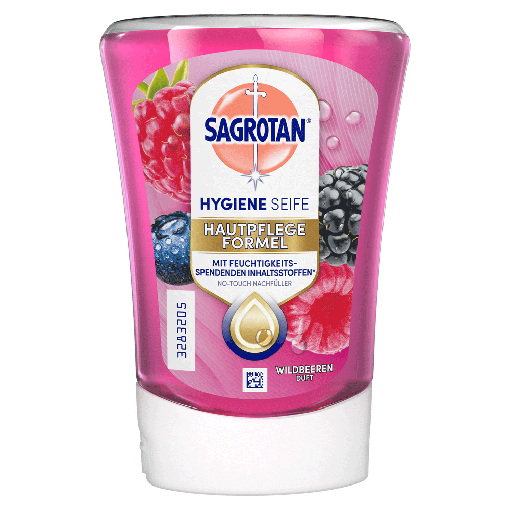 Bild: SAGROTAN Hygiene Seife Nachfüller Wildbeeren Duft 