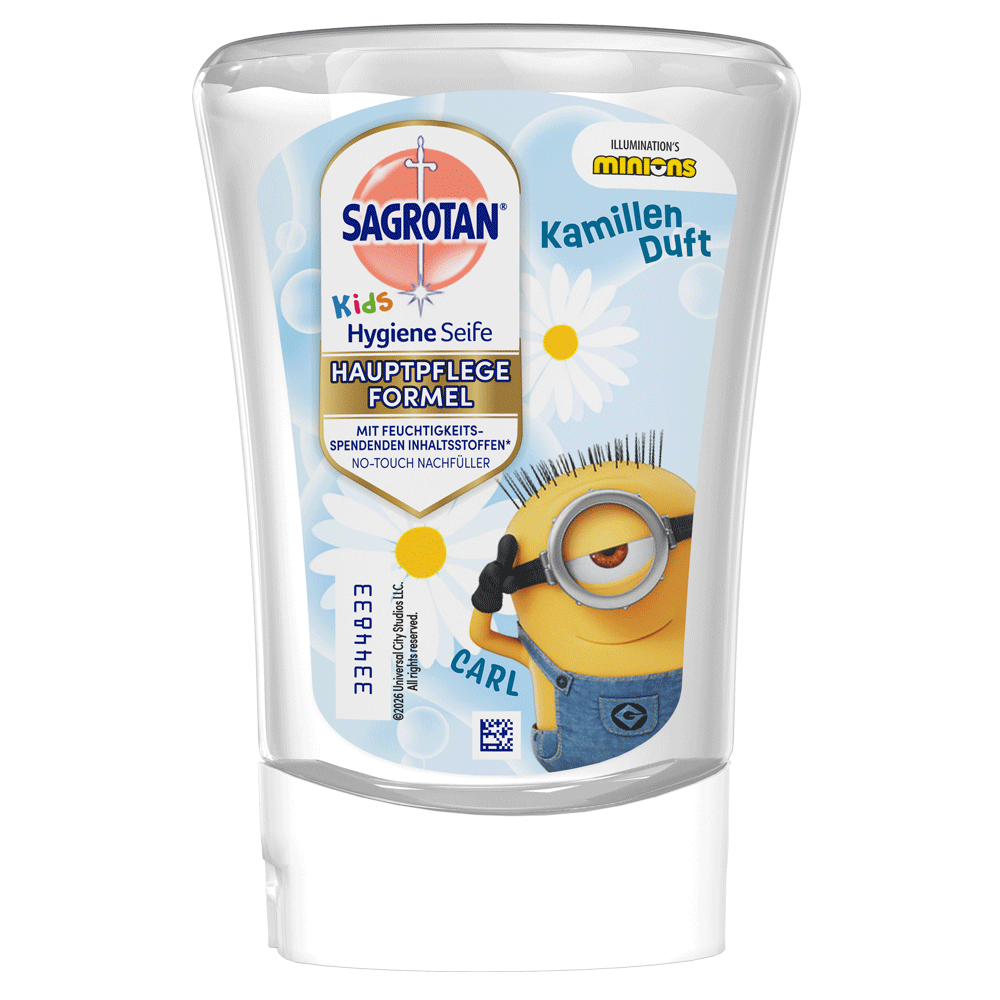 Bild: SAGROTAN Hygiene Seife Kids Nachfüller Kamillen Duft 