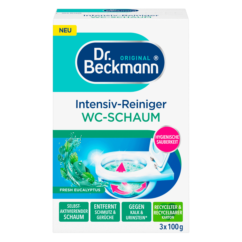 Bild: Dr. Beckmann WC Reiniger Schaum Eukalyptus 