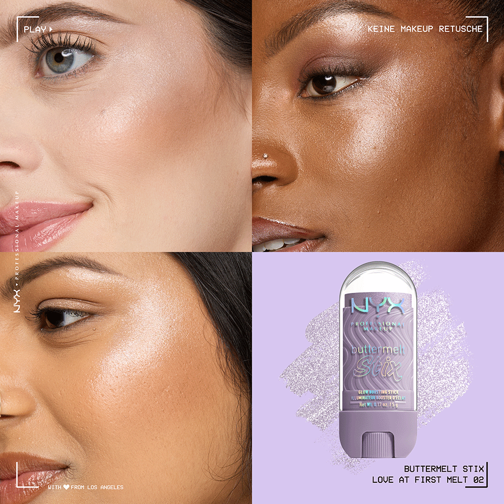 Bild: NYX Professional Make-up Buttermelt Stix Glow Boosting Highlighter Stick Love At First Melt 2