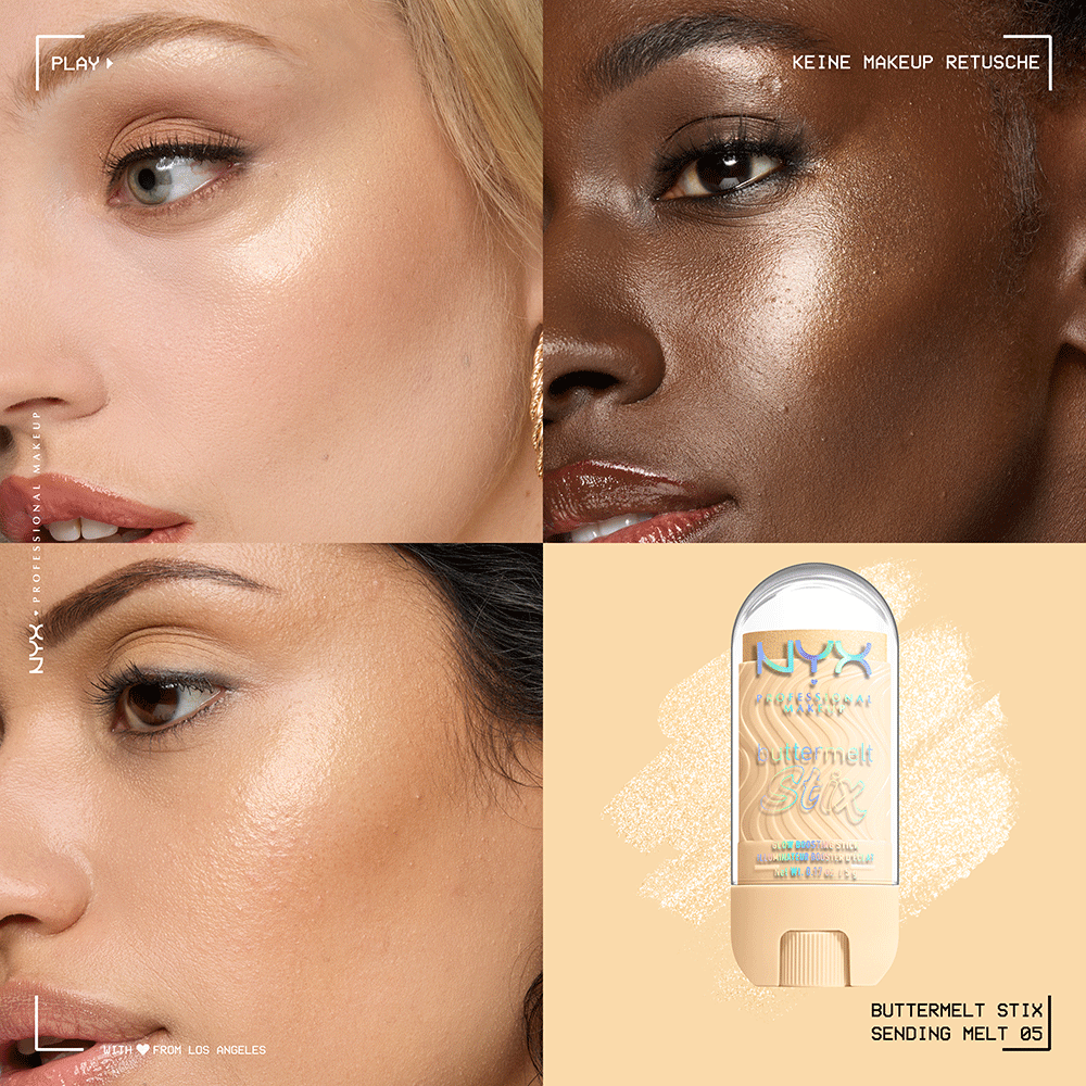 Bild: NYX Professional Make-up Buttermelt Stix Glow Boosting Highlighter Stick Sending Melt 5