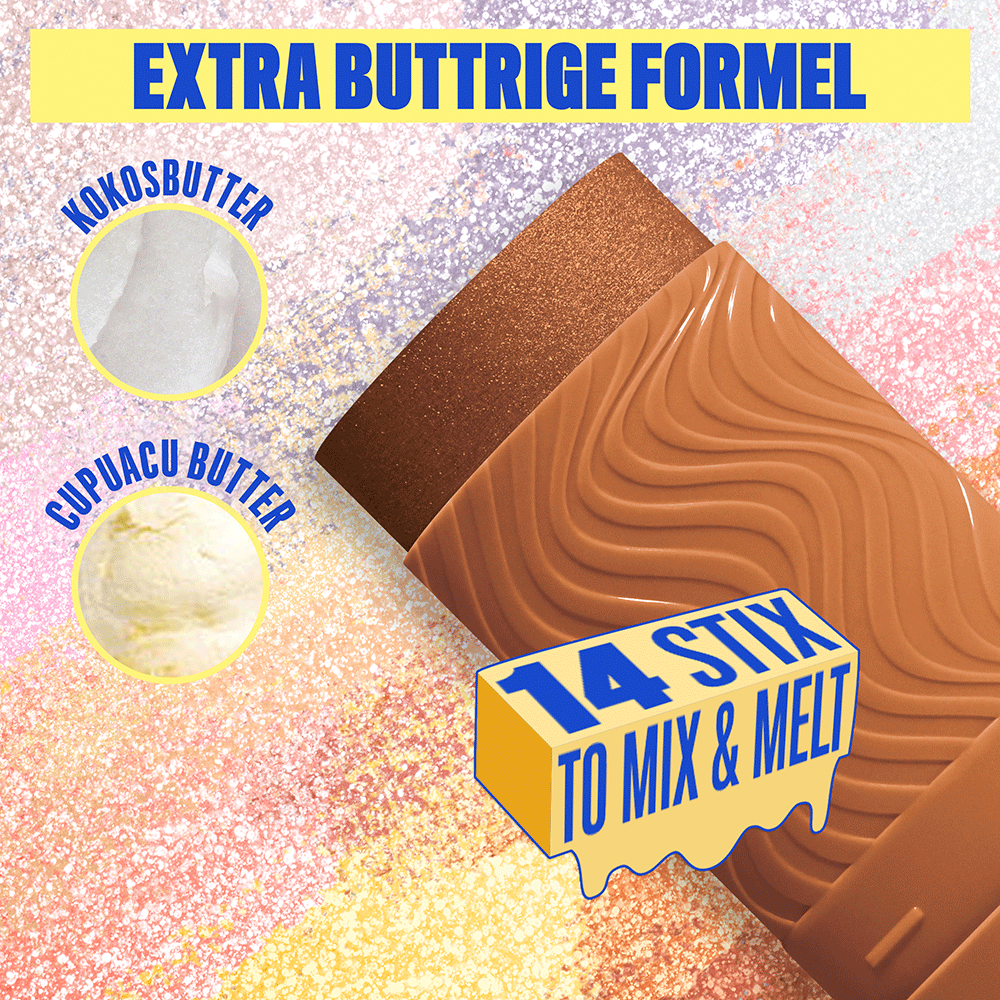 Bild: NYX Professional Make-up Buttermelt Stix Glow Boosting Highlighter Stick It's Giving Melt 12