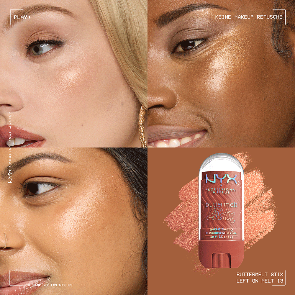 Bild: NYX Professional Make-up Buttermelt Stix Glow Boosting Highlighter Stick Left On Melt 13