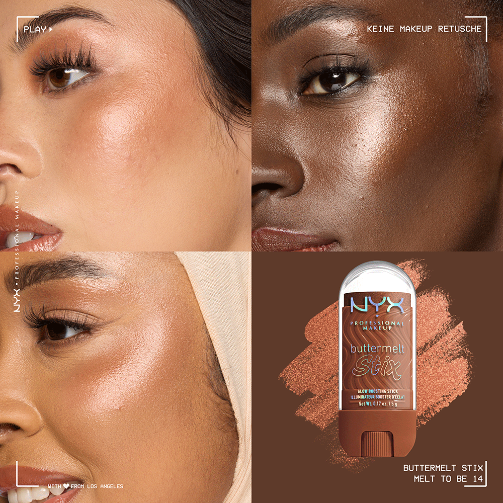 Bild: NYX Professional Make-up Buttermelt Stix Glow Boosting Highlighter Stick Melt To Be 14