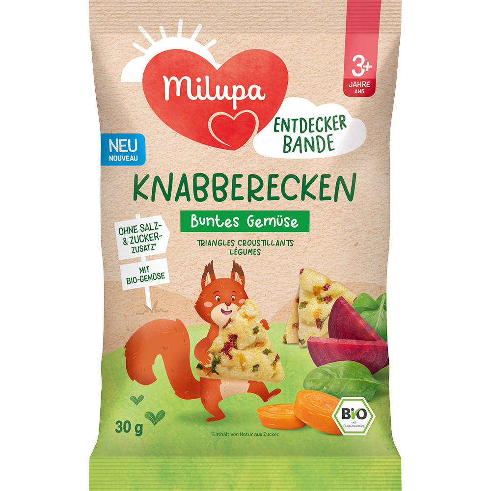 Bild: Milupa Knabberecken Buntes Gemüse 