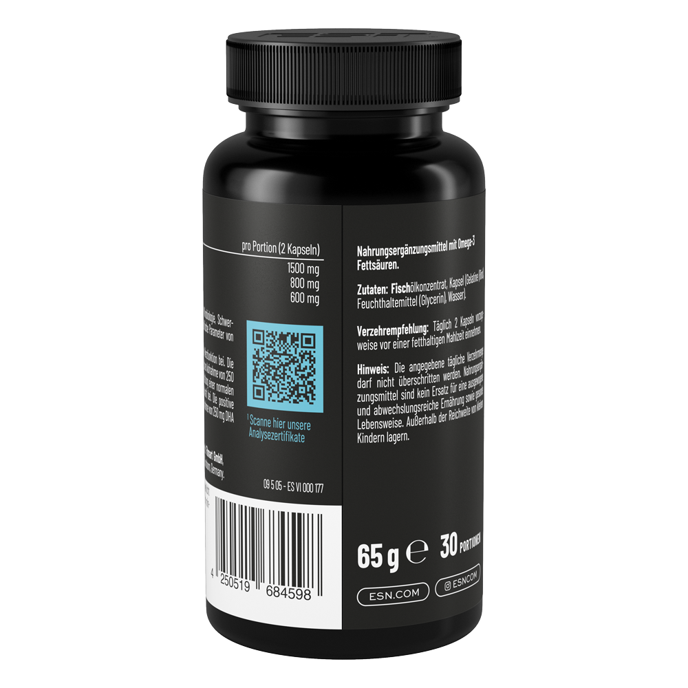 Bild: ESN Omega 3 60 Softgel Kapseln 