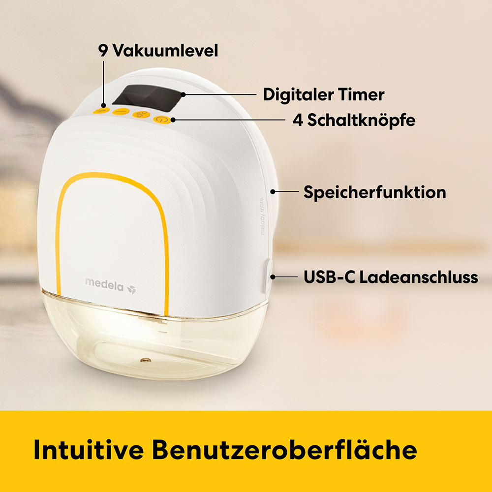 Bild: Medela Melody InBra Einzelmilchpumpe 