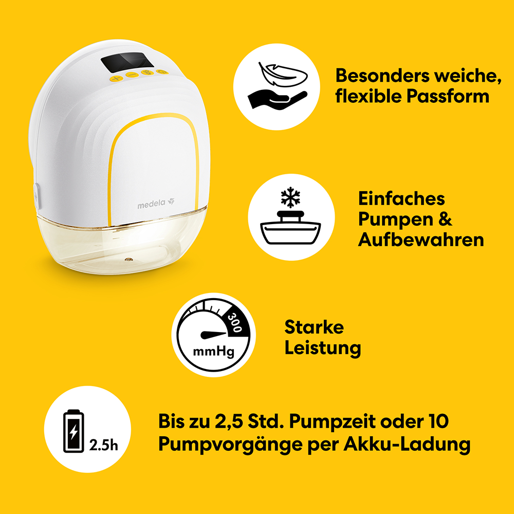 Bild: Medela Melody InBra Einzelmilchpumpe 