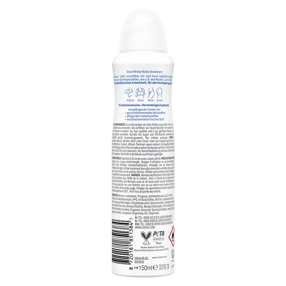 Bild: Dove Whole Body Deo Spray Original 