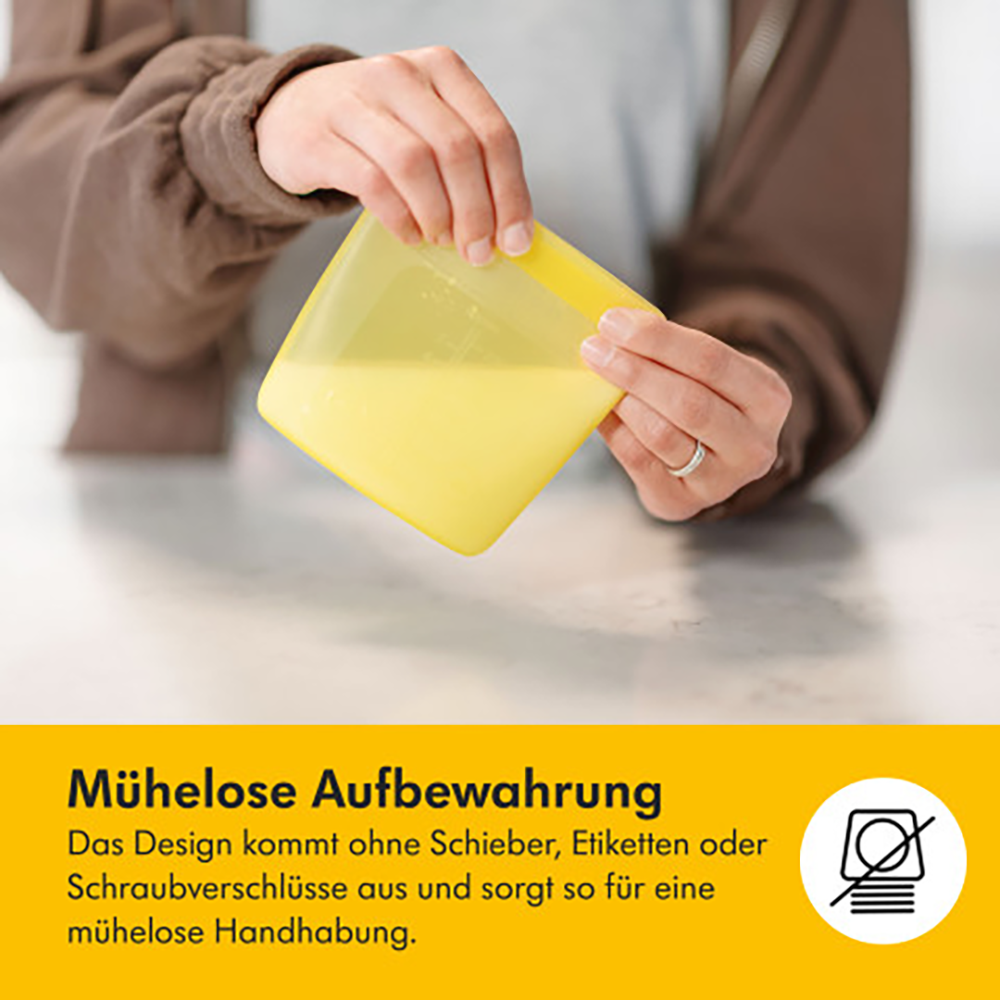 Bild: Medela Muttermilchbeutel Silikon 