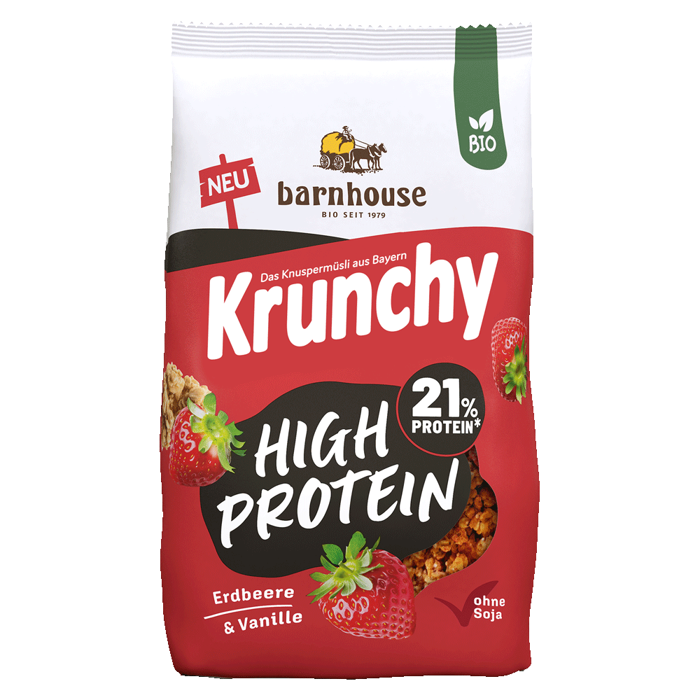 Bild: barnhouse Krunchy High Protein Erdbeere & Vanille 