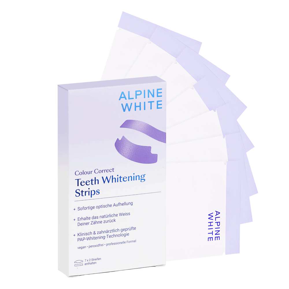 Bild: Alpine White Purple Whitening Strips