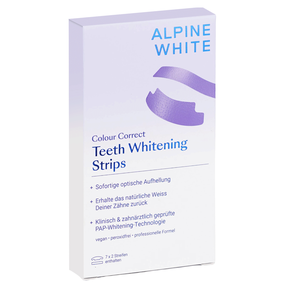 Bild: Alpine White Purple Whitening Strips