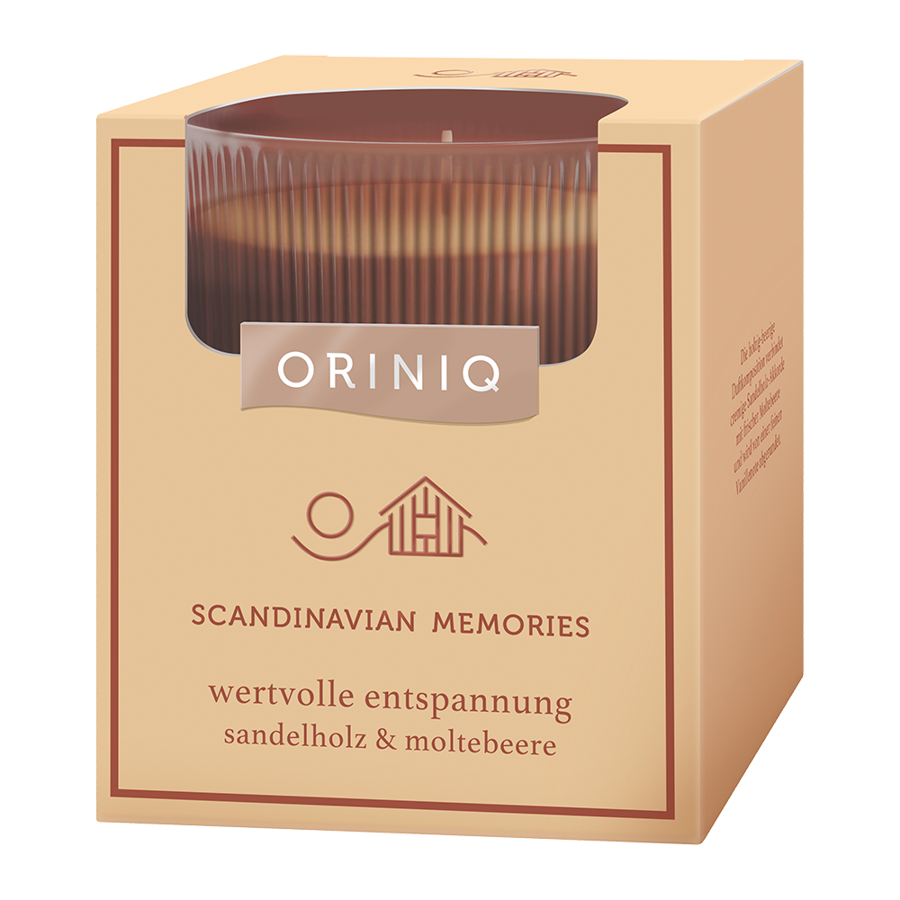 Bild: ORINIQ Duftkerze Scandinavian Memories 