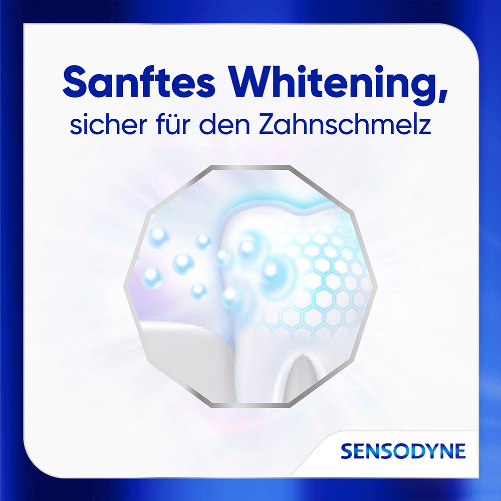 Bild: SENSODYNE Aufhellende Zahnpasta Advanced White 