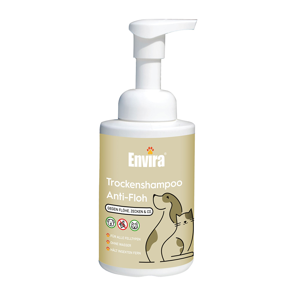 Bild: Envira Trockenshampoo Anti Floh 