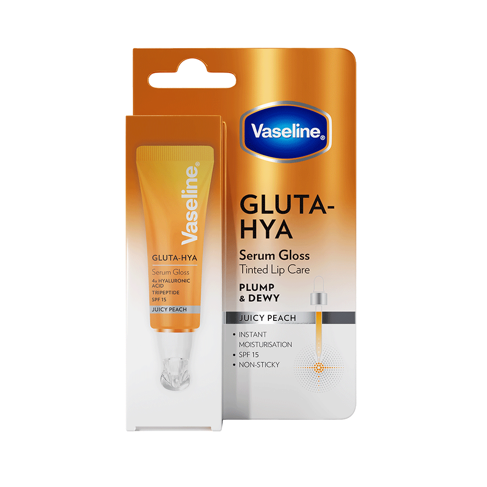 Bild: Vaseline Gluta Hya Serum Gloss Juicy Peach