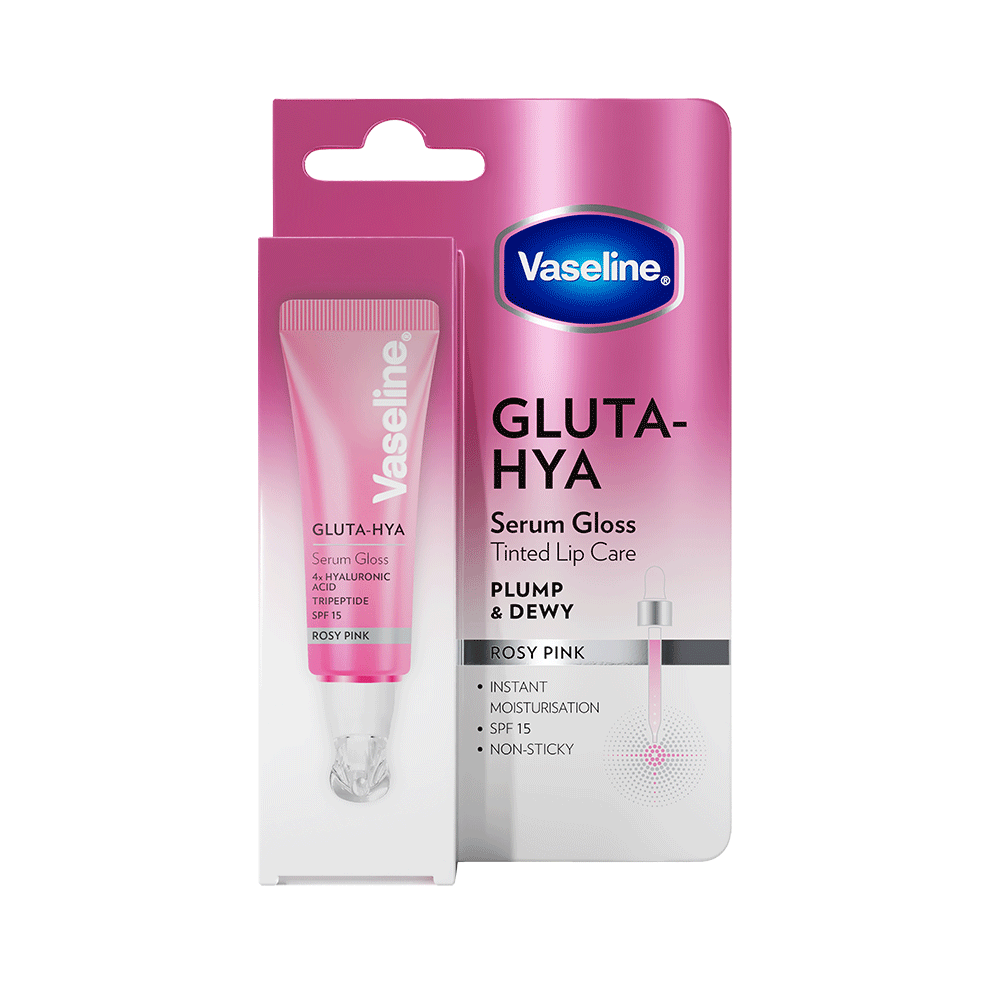 Bild: Vaseline Gluta Hya Serum Gloss Rosy Pink