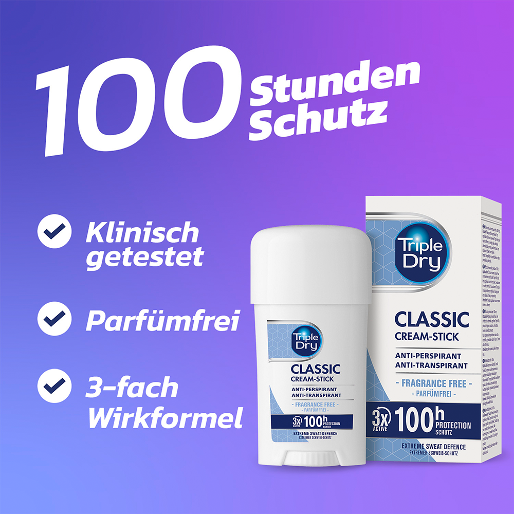 Bild: Triple Dry Classic Creme Stick 
