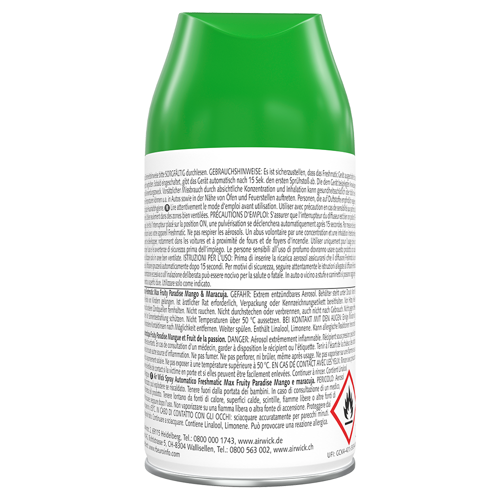 Bild: AIRWICK Freshmatic Max Refill Mango & Maracuja 