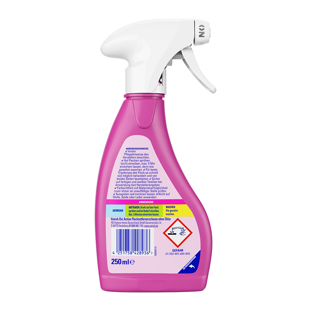 Bild: Vanish OxiAction Multi-Flecken Gold Vorwaschspray 