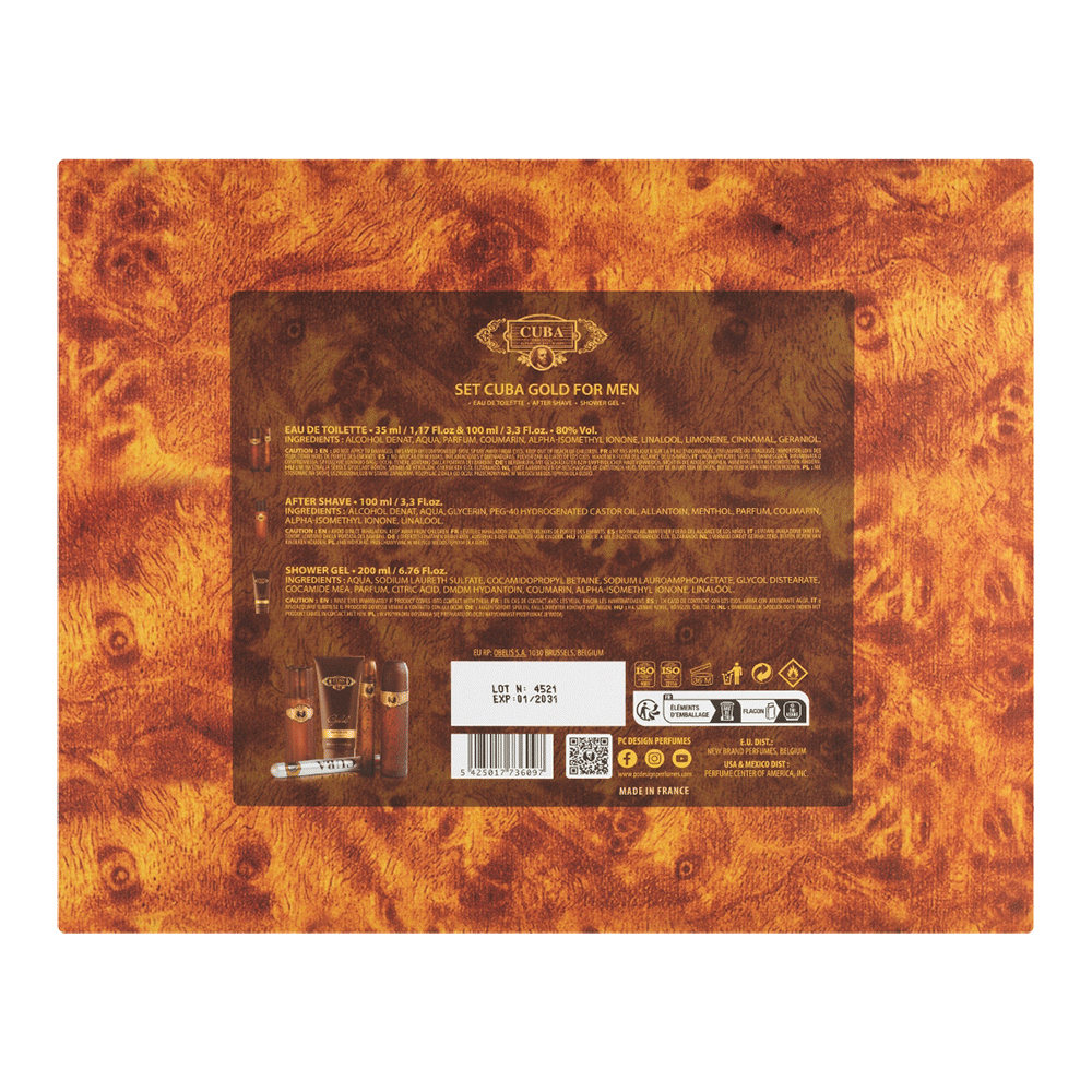 Bild: Cuba Royal Gold For Men Geschenkset 