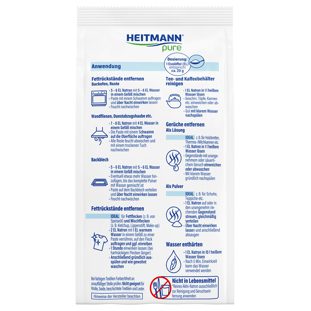 Bild: HEITMANN Pure Reines Aktiv Natron 