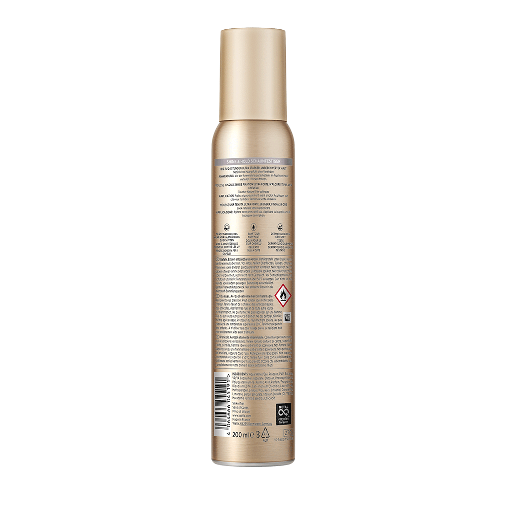 Bild: WELLA wellaflex Schaumfestiger Shine & Hold