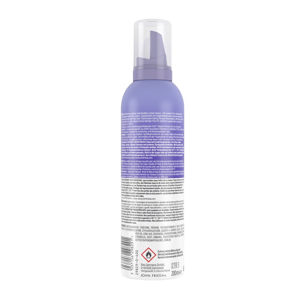 Bild: JOHN FRIEDA FRIZZ EASE Traumlocken Styling Mousse 