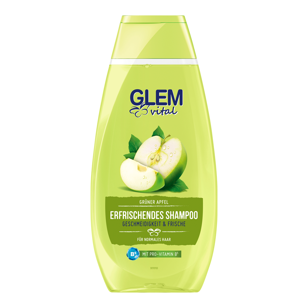 Bild: GlemVital Erfrischendes Shampoo Grüner Apfel 