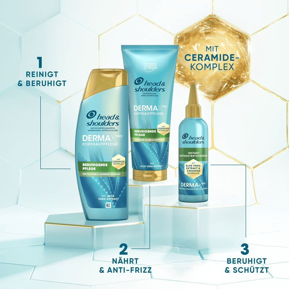 Bild: head & shoulders DERMAXPRO Beruhigende Haar-und Kopfhautpflegespülung 