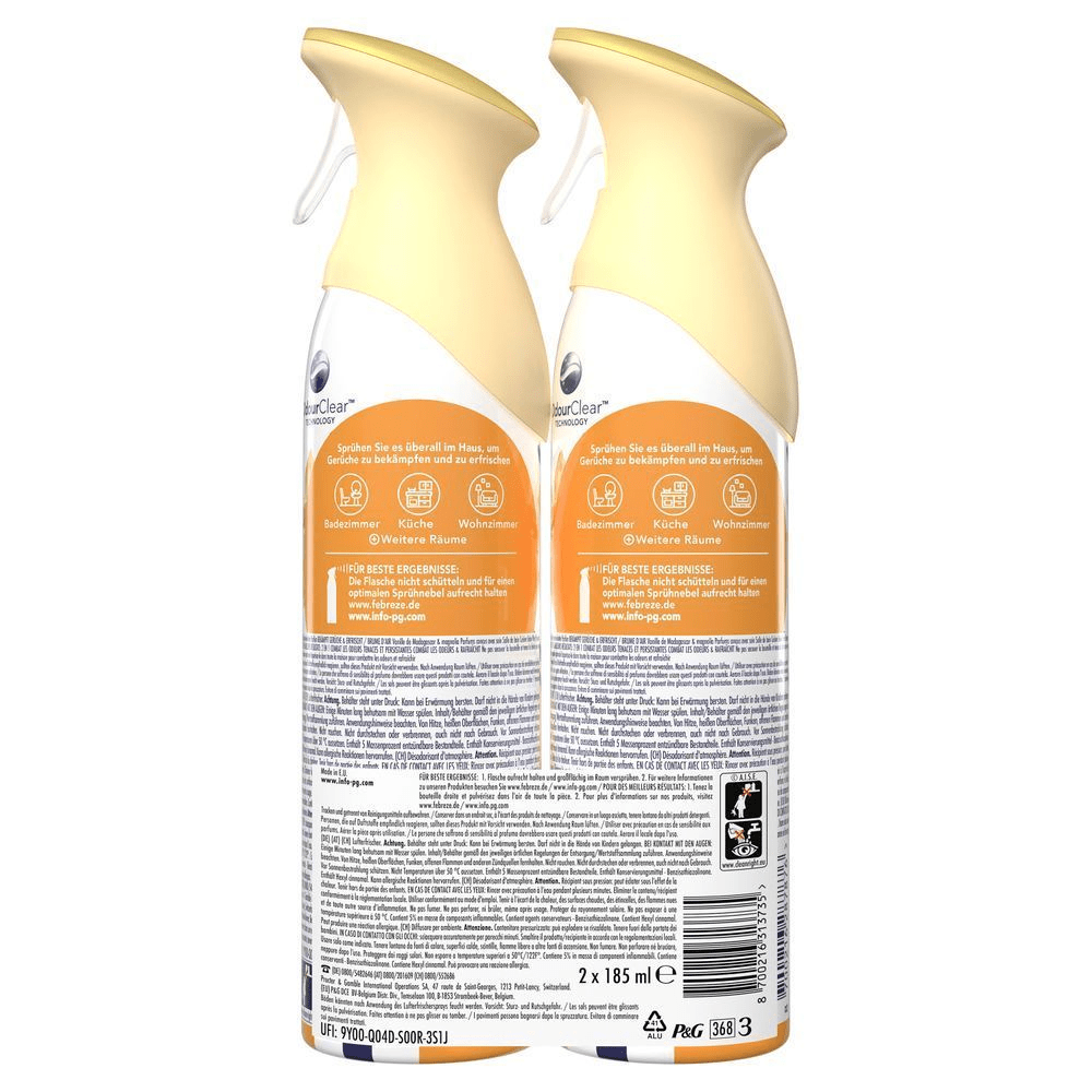 Bild: Febreze Madagaskar Vanille & Magnolie Lufterfrischer Raumduft Spray 