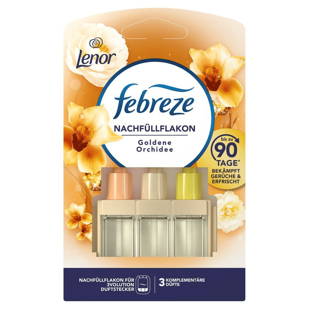 Bild: Febreze 3Volution Duftstecker Nachfüllflakon, Goldene Orchidee 