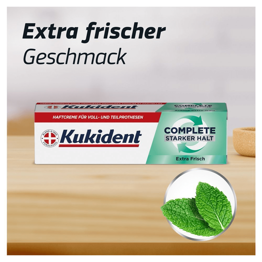 Bild: Kukident Complete Haftcreme, Extra Frisch 