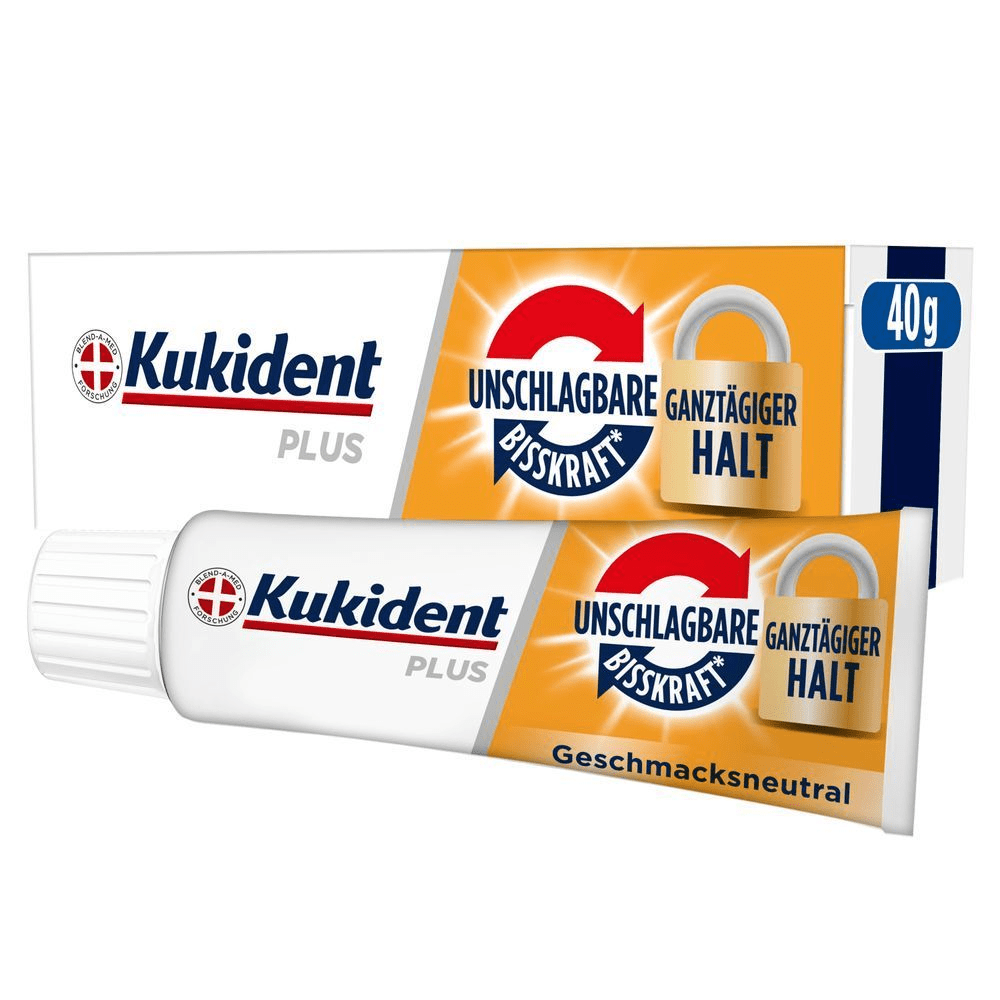 Bild: Kukident Plus Unschlagbare Bisskraft Haftcreme 