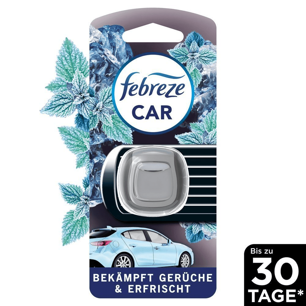 Bild: Febreze Teak & Blaue Minze Auto Lufterfrischer Nachfüller, entfernt Gerüche im Auto 
